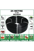 ŞAKİR HIRDAVAT  25 METRE Deliksiz Damla Sulama Hortumu 3’LÜ FULL SET-TOHUM HEDİYE - 1