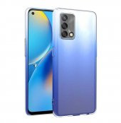 Oppo A74 4G Kılıf Zore Şeffaf İnce ve Esnek Süper Silikon Kılıf - 3
