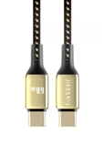 Galaxy Z Flip Z Fold 2 3 4 5  Hızlı Şarj Kablosu Type-C 60W 3 Metre uyumlu - 2
