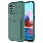 Xiaomi Redmi Note 10S Kılıf Zore Kartix Kartlık Bölmeli Kılıf - 4