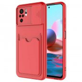 Xiaomi Redmi Note 10S Kılıf Zore Kartix Kartlık Bölmeli Kılıf - 6