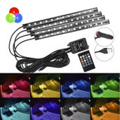 Otokar Sultan Uyumlu Araç İçi Ayak Altı 12 Led Müziğe Duyarlı Led Lambası Model759 - 3