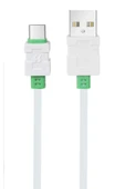 Samsung Uyumlu Galaxy Z Flip Şarj Kablosu 2 Metre 2.4A Type C - GR-GD14T - 1