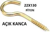 22 x 130 PİTON - AÇIK KANCA ( 1 ADET FİYATIDIR ) - 1