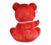 Tıkıl Ayı 57 cm Kırmızı Kalpli Pelüş Ayı Sevgiliye Hediye - 3