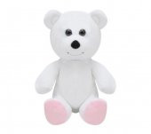 Ayı 15 cm Beyaz Pelüş Ayı Çocuk Oyuncak thumbnail 2