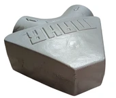 DN110 Dökme Çelik Dirsek 16.5 Kg 32x32 cm - 4