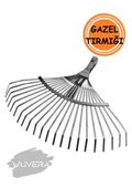 WUVERA Ayarlı Metal Çim Ve Yaprak Toplama Tırmığı (SAP DAHİL DEĞİLDİR) thumbnail 1