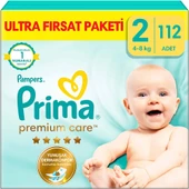 Prima Premium Care Bebek Bezi Fırsat Paketi 2 Beden 112 Adet - 1