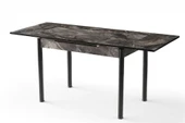 Smart Masa Siyah Mermer, 110X70 - 2