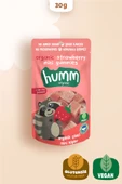 Humm Organic Organik Glutensiz Vegan Çilekli Mini Küpler - 30g - 1