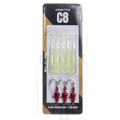 Caretta C8 8cm 5.5gr 5+3 Silikon Yem  Glow - 1