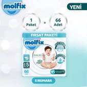 Molfix Premium Bebek Bezi Ultra Fırsat Paketi 5 Beden 11-18 Kg 66 Adet - 4