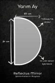Balance 60 cm Banyo Dolabı + Reflectus Yarım Ay Beyaz Led Ayna 80x45 cm - 3