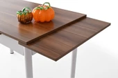 Smart Masa Ve Smart Sandalye Takımı, Ceviz Beyaz, 110X70 - 3