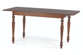 Alzando Masa Ve Çapraz Döşemeli Sandalye Takımı, Ceviz Ceviz, 125X80 - 5