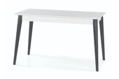 Milano Masa Ve Çarpı Çıtalı Sandalye Takımı, Beyaz Antrasit, 125X80 - 3