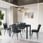 Levent Mobilya Aksesuar Masa + Sandalye Takımı, Sonata, 120X74 - 1