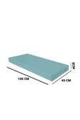 RevuBaby Bağlama Aparatlı Bahçe  Balkon Bank Sandalye Minderi Ban Oturma Minderi 100x45x8 CM - 2