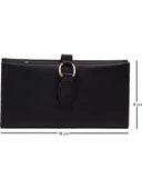 Kadın Fermuarlı çıtçıtlı Bozuk Para Bölmeli Cüzdan Kartlık Aksesuar,yılbaşı Hediyesi damla siyah - 5