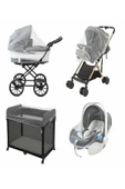 RevuBaby Çok Amaçlı Sineklik Puset Sinekliği Bebek Arabası  Sinekliği Anne Yanı Beşik Sinekliği - 1