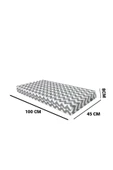 RevuBaby Bağlama Aparatlı Bahçe  Balkon Bank Sandalye Minderi Ban Oturma Minderi 100x45x8 CM - 3