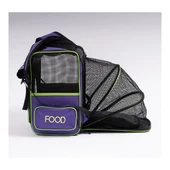 Brave Paws Kedi ve Köpek Taşıma Çantası Açılabilir Fileli Katlanabilir Yıkanabilir Plastik Fileli (MOR) - 2