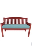 RevuBaby Bağlama Aparatlı Bahçe  Balkon Bank Sandalye Minderi Ban Oturma Minderi 100x45x8 CM - 1