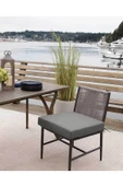 RevuBaby Güneşe Dayanıklı  COTON Kumaş Bahçe Balkon Minderi  50x50x8CM 4 ADET - 4