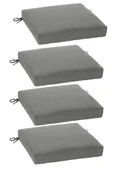 RevuBaby Güneşe Dayanıklı  COTON Kumaş Bahçe Balkon Minderi  50x50x8CM 4 ADET - 1