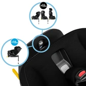 Maxi-Cosi Emerald 360 Pro I-Size Dünyanın İlk Kızaklı, Araç Dışına Çıkabilen İsofix'li 360 Dönebilir Yatabilir 0-36 kg Bebek Oto Koltuğu Authentic Black - 9