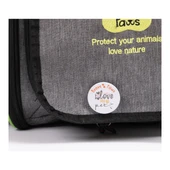 Brave Paws Kedi ve Köpek Taşıma Çantası Açılabilir Fileli Katlanabilir Yıkanabilir Torik Model Plastik Fileli (SİYAH) - 7