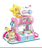 Keeppley City Corner K28019 Orange Cat Game Room Kedi Oyun Evi Mağazası Yapı Blokları Oyuncak Seti - 1