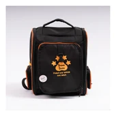 Brave Paws Kedi ve Köpek Taşıma Çantası Açılabilir Fileli Katlanabilir Yıkanabilir Torik Model Plastik Fileli (SİYAH) - 1