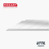 Mozart Blades 93.040 9mm 30 derece Hassas Kesim 100 Adet Yedek Kır-At Bıçak - 1