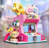 Keeppley City Corner K28019 Orange Cat Game Room Kedi Oyun Evi Mağazası Yapı Blokları Oyuncak Seti - 2