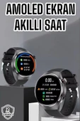 Akıllı Saat Bluetooth Bağlantılı Amoled Ekran Uyku ve Sağlık Takibi - 1