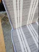 1 Adet Buldan Arkalıklı Sandalye Minderi, Midi Boy (Kalınlık 3,5cm)-Vizon - 2