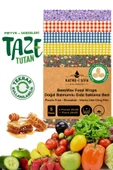 Balmumlu Doğal Gıda Saklama Bezi 5 Parça Balmumu Bez Beeswax Food Wraps (BALMUMU BEZİ) - 1