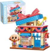 Keeppley Lovely Street K28011 Poodle Toy Store Poodle Oyuncak Dükkanı Yapı Blokları Oyuncak Seti - 2