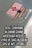Akıllı Saat Sesli Görüşme Bildirim Görme Uyku ve Sağlık Takibi - 3