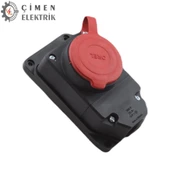 Orel 3x25 Kauçuk Duvar Priz 380v - 1