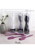 Perotti 15398 Mundo 3'lü Set Çırpıcı,spatula Ve Fırça Çırpıcı Seti Siyah - 4