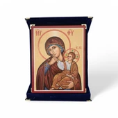 Teselli Eden Meryem Ana İkona Kadife Kutu thumbnail 1