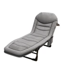SUNUP SN-24922 TAŞINABİLİR AYARLANABİLİR 5 KADEME SÜNGER KAMP YATAK ŞEZLONG (KOYU GRİ) - 2