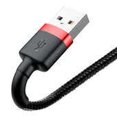 Baseus Cafule 1.5 A Lightning 2 Metre Şarj Kablosu CALKLF-C19 - Siyah - 3
