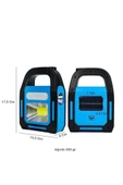 Solar Işıldak Powerbank El Feneri Güneş Enerjili Usb Şarjlı Kamp Lambası Mobil Güç Kaynağı Led - 4