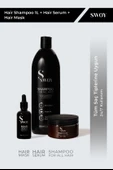Uzun Süreli Kullanım İçin Büyük Boy Şampuan + Onarıcı Serum + Besleyici Maske - 1