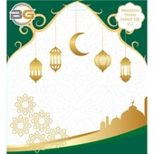 Hilal Ve Kandil Temalı 5li Tavan Sarkıt Süsü thumbnail 1