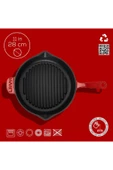 Lava 28cm Izgara Tava Yekpare Saplı - LV Y GT 28 K0 R - 4